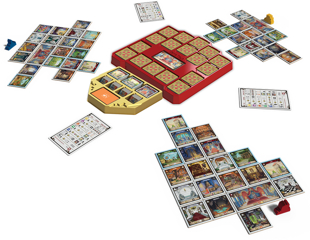 Between Two Castles Essential Edition game setup
